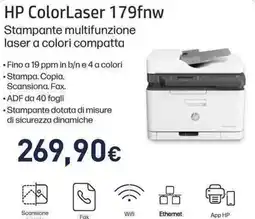 Unieuro HP ColorLaser 179fnw offerta