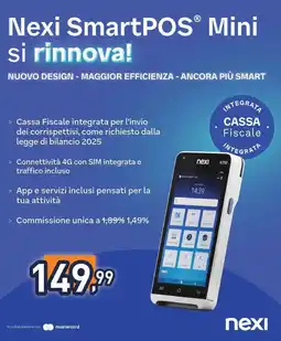 Unieuro Nexi SmartPOS Mini si rinnova! offerta