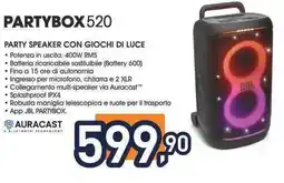 Unieuro JBL PARTYBOX520 offerta