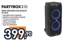 Unieuro JBL PARTYBOX310 offerta