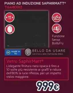 Unieuro AEG PIANO AD INDUZIONE SAPHIRMATT T16418301Z offerta