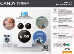 Unieuro CANDY MultiWash MQD 410CBL9-11 offerta