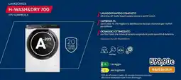 Unieuro Hoover LAVASCIUGA H-WASH&DRY 700 H7D 4128MBC8-S offerta