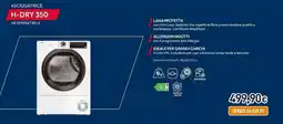 Unieuro Hoover ASCIUGATRICE H-DRY 350 HR EH9N4TBE-S offerta