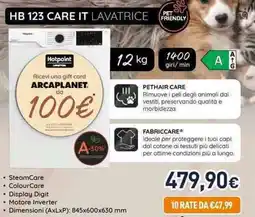 Unieuro Hotpoint ariston hb 123 care it lavatrice offerta