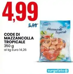 Eurospin Ondina code di mazzancolla tropicale offerta