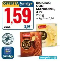 Eurospin Dolciando big cioc con mandorle offerta