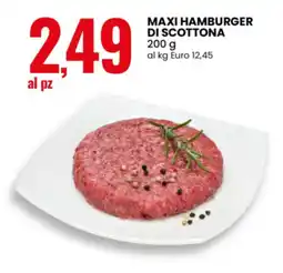 Eurospin Maxi hamburger di scottona offerta