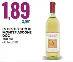 Eurospin Est!est!!est!!! di montefiascone doc offerta