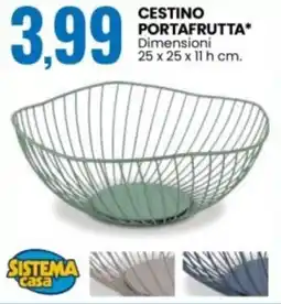 Eurospin Sistema casa cestino portafrutta offerta