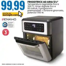 Eurospin Enkho friggitrice ad aria offerta