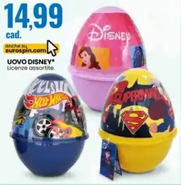 Eurospin Uovo disney offerta