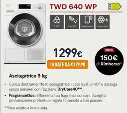 Unieuro Miele TWD 640 WP offerta