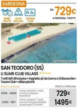 Eurospin Li suari club village offerta