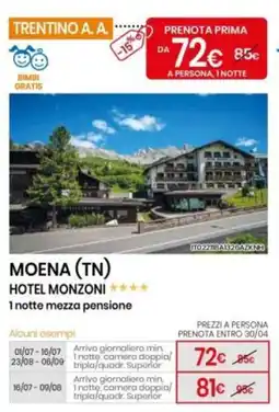 Eurospin Hotel monzoni offerta
