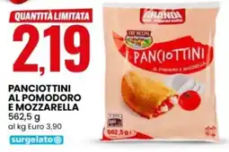 Eurospin Tre mulini panciottini al pomodoro e mozzarella offerta