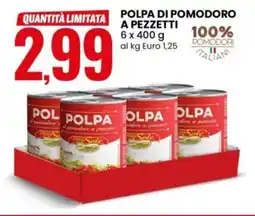 Eurospin Delizie dal sole polpa di pomodoro a pezzetti offerta