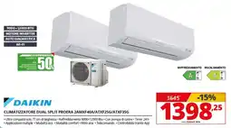 Comet DAIKIN CLIMATIZZATORE DUAL SPLIT PROERA 2AMXF40A/ATXF25G/ATXF35G offerta