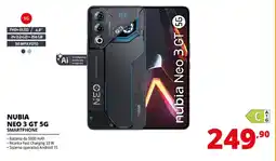 Comet NUBIA NEO 3 GT 5G SMARTPHONE offerta