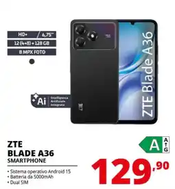 Comet ZTE BLADE A36 SMARTPHONE offerta