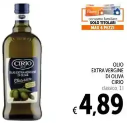 Spazio Conad Olio extra vergine di oliva CIRIO offerta