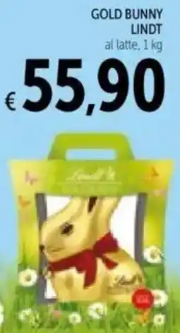 Spazio Conad Gold bunny LINDT offerta