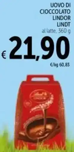 Spazio Conad Uovo di cioccolato lindor LINDT offerta