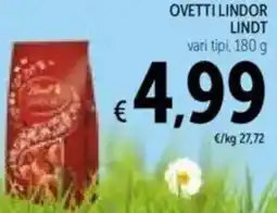 Spazio Conad Ovetti lindor LINDT offerta