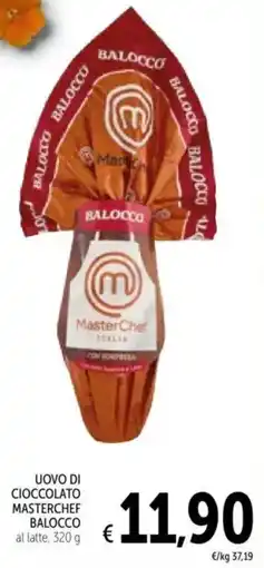 Spazio Conad Uovo di cioccolato masterchef BALOCCO offerta