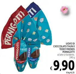 Spazio Conad Uovo di cioccolato thun x teddy friends PERNIGOTTI offerta
