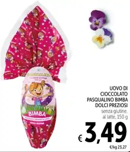 Spazio Conad Uovo di cioccolato pasqualino bimba dolci preziosi offerta
