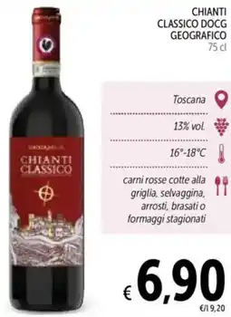 Spazio Conad Chianti classico docg geografico offerta