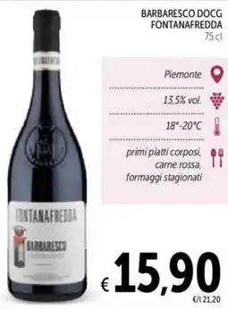 Spazio Conad Barbaresco docg FONTANAFREDDA offerta