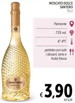 Spazio Conad Moscato dolce SANTERO offerta