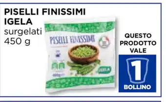 Ecu Discount Igela Piselli Finissimi surgelati 450g offerta