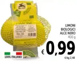 Spazio Conad Limoni biologici ALCE NERO offerta
