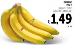 Spazio Conad Banane DOLE offerta