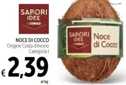 Spazio Conad Noce di cocco SAPORI IDEE CONAD offerta