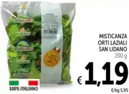 Spazio Conad Misticanza orti laziali SAN LIDANO offerta