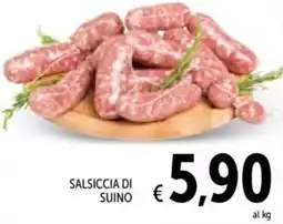 Spazio Conad Salsiccia di suino offerta