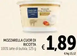 Spazio Conad Mozzarella cuor di ricotta offerta