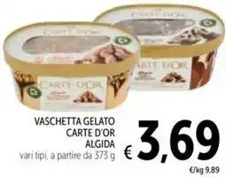 Spazio Conad Vaschetta gelato CARTE D'OR ALGIDA offerta