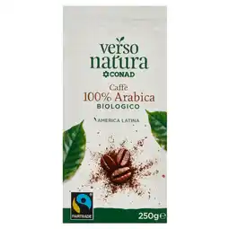 Spazio Conad CAFFÈ BIOLOGICO 100% ARABICA VERSO NATURA CONAD offerta