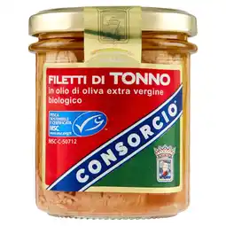 Spazio Conad • FILETTI DI TONNO CONSORCIO • AL NATURALE offerta