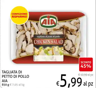 Ecu Discount Aia Tagliata di Petto di Pollo 850g offerta
