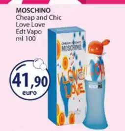Acqua & Sapone MOSCHINO Cheap and Chic Love Love Edt Vapo ml 100 offerta