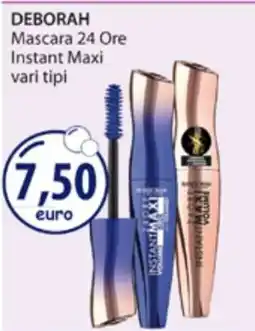 Acqua & Sapone DEBORAH Mascara 24 Ore Instant Maxi offerta
