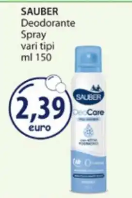 Acqua & Sapone SAUBER Deodorante Spray offerta