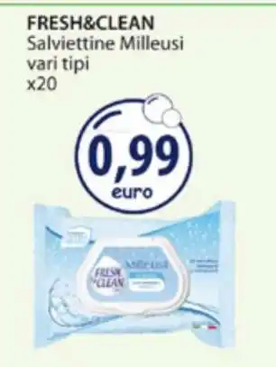 Acqua & Sapone FRESH&CLEAN Salviettine Milleusi offerta