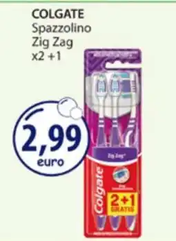 Acqua & Sapone COLGATE Spazzolino Zig Zag x2 +1 offerta